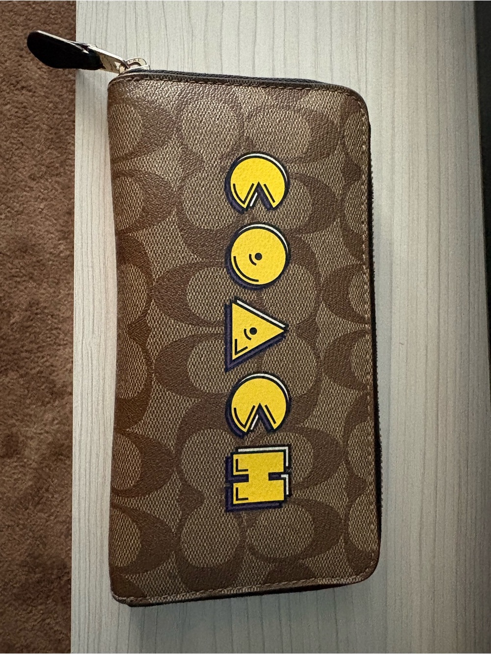 Limited Edition Coach Monogram Pac-Man Wallet